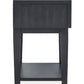 Lindon - Dark Open Nightstand - Coffee Bean