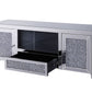 Noralie Mirrored & Faux Diamonds TV Stand