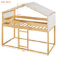 Twin Over Twin Wood Bunk Bed with Tent