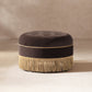 Yolanda 24" Round Upholstered Accent Ottoman Deep