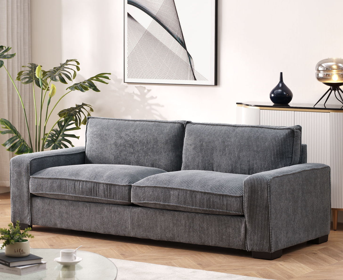 Luxe - Sofa With Sleek Design, Spacious And Comfortable 3 Seater Couch - view 3
