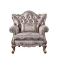 Jayceon - Chair With Pillow - Fabric & Champagne