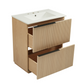 30" Bathroom Vanity with Ceramic Sink and Full-Extension Drawers