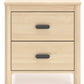 Cabinella - Two Drawer Night Stand - Tan