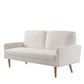 Sofa, European Style With Sleek Design, Modern & Vintage Flair, Upholstered 3 Seater Couch - view 5