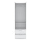 Armoire Wardrobe 76" H, Hanging Rod, 2 Drawers, 1 Shelf
