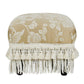 Fiona Accent Footstool Ottoman, Champagne