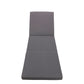 Gray Broadway/Ian Chaise Lounge Cushion (Triple Folds)