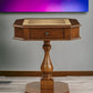 Bishop Cherry Finish Reversible Chess Checker Game Table