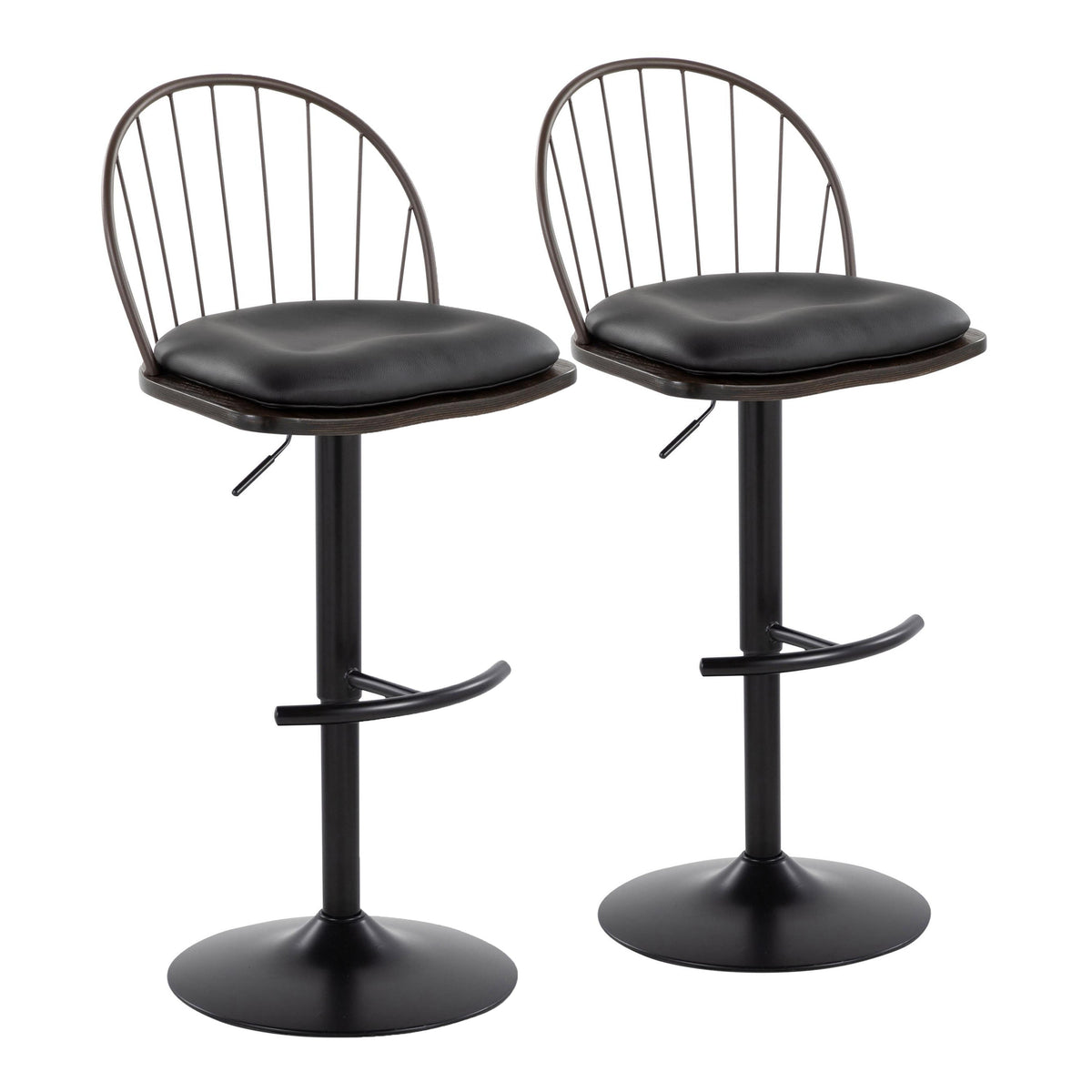 Adjustable Height Barstool with Swivel