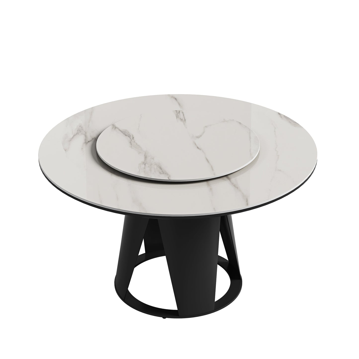 59" Modern Sintered Stone Dining Table