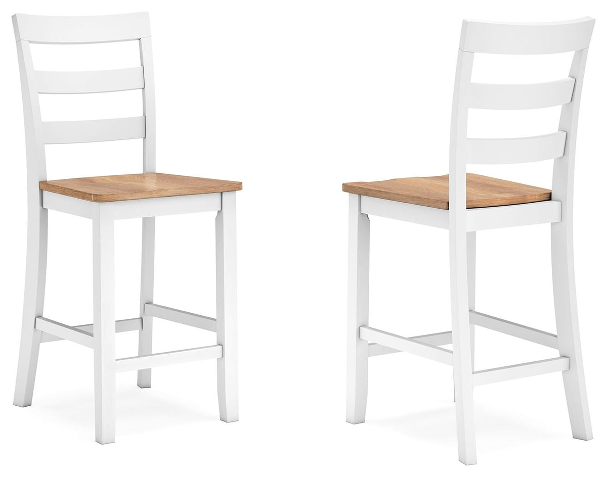 Gesthaven - Rectangular Dining Room Counter Set - view 6