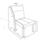 Sharon - Dining Chair With Extended Back (Set of 2) - Gray - view 3
