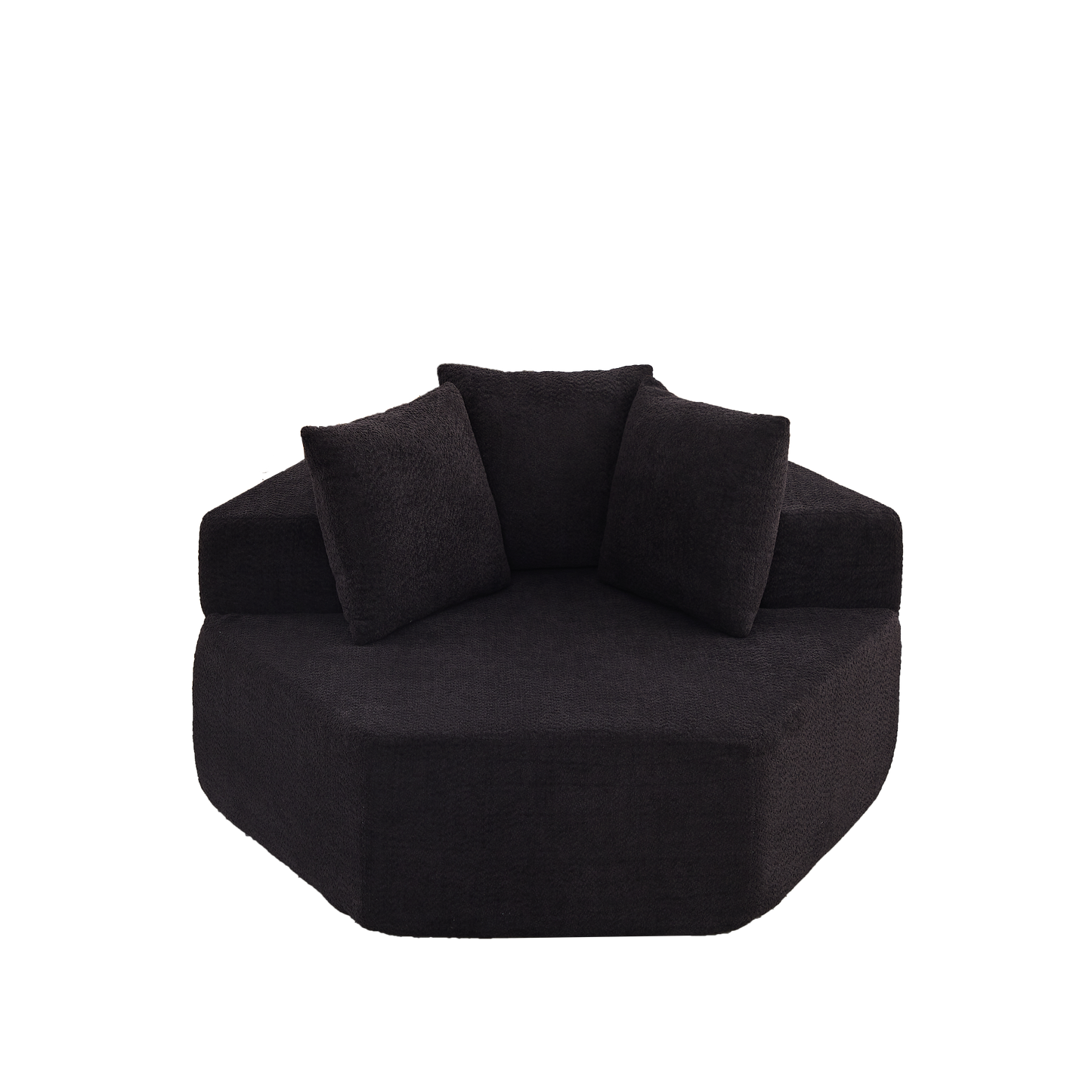 54-Inch Modern-Style Hexagonal Lounge Chair
