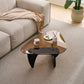 Small Farmhouse Coffee Table Mid-Century Modern Wood Center Table for Living Room