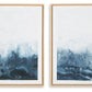 Holport - Wall Art Set (Set of 2) - Blue / White