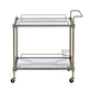 Aditya Mirrored & Antique Kitchen Cart