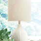 Rainermen - Ceramic Table Lamp  - Off White
