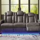 Fyne-dyme - Power Reclining Sofa With Adj Headrest