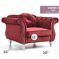 Charming Transitional Flared Armchair