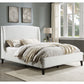 Theodore Snow Upholstered Eastern King Wingback Bed