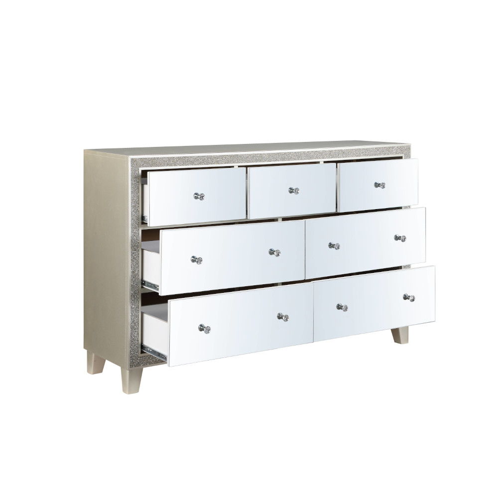 Sliverfluff - Dresser - Mirrored & Champagne