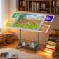 Wooden 1500 Pieces Puzzle Table with Drawer