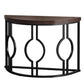 Half Moon Console Table for Entryway