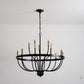 18-Light Chandelier Industrial Iron Candle Chandelier