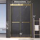 Frameless Dual Sliding Shower Door