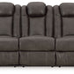 Fyne-dyme - Power Reclining Sofa With Adj Headrest