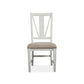 Heron Cove - Dining Side Chair With Upholstered Seat (Set of 2) - Chalk White