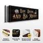 Eat, Drink And Be Merry Family Sign