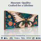Abstract Vintage Butterfly Wall Art
