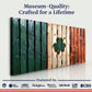 Irish Shamrock Glory Wooden Flag Wall Art