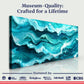 Blue Ocean Coastal Wall Art III