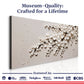 White Cherry Blossom Wall Art