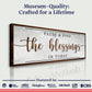Pause & Find The Blessings In Today Faith Sign