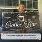 Coffee Bar Sign V
