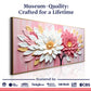 Blushing Blooms Pink Wall Art