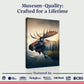 Moose Double Exposure Wall Art