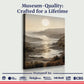 Misty Shores Coastal Impasto Wall Art