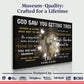 Personalized God Saw You Getting Tired Memorial Sign IV