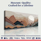 Abstract Mountains Landscape Wall Art