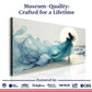 Swirling Winds by the Ocean Abstract Wall Art