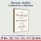 How Wonderful Life Is Nursery Sign II