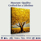 Golden Tree Breeze Wall Art