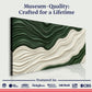 Green Rivers Abstract Wall Art VIII