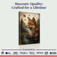 Autumn Fox Double Exposure Wall Art