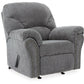 Allmaxx - Rocker Recliner - Pewter